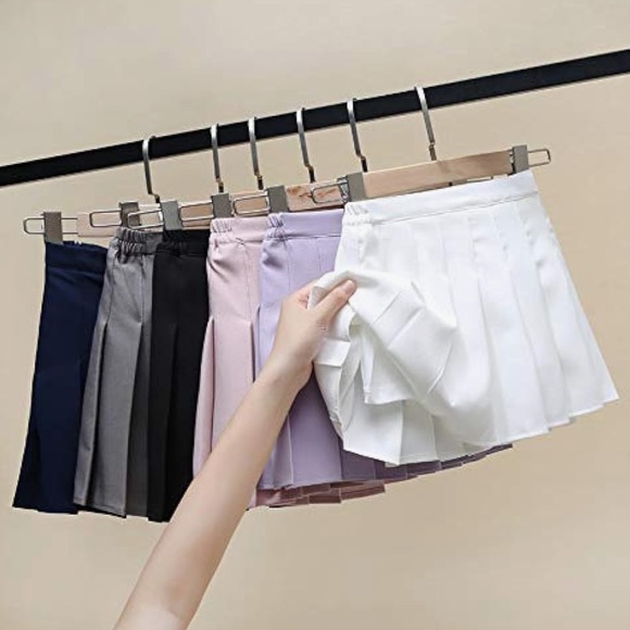 Little Big Girls Kid Pleated Tennis Skirt School Uniform Navy Blue 8-9 Years Old - Picture 8 of 11